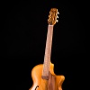 Jazzová kytara model "V" jantar mat